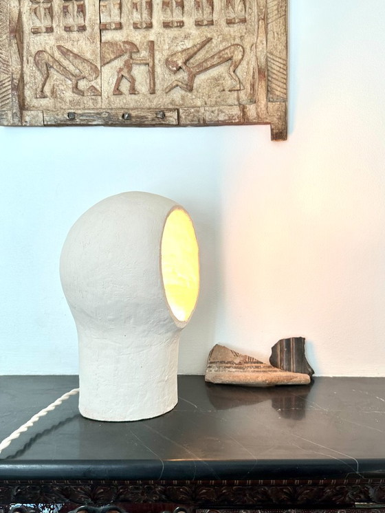 Image 1 of  French contemporary ceramic lamp, "Nuvole" by Renzo Maar