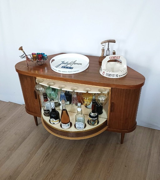 Fifties rotary bay bar cabinet