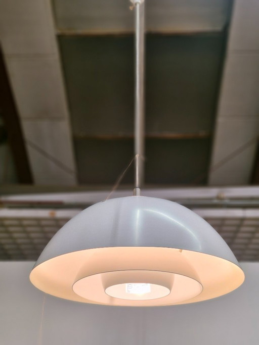 Danish Design Vintage Pendant Lamp "Safari" White – hanglampen, Metal