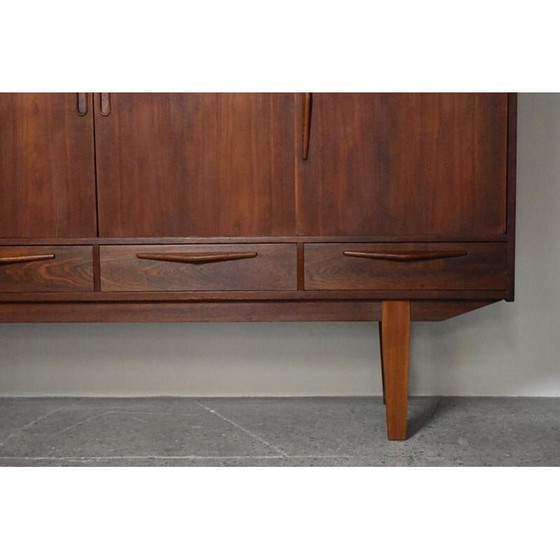 Image 1 of Vintage Danish teak highboard, 1960s