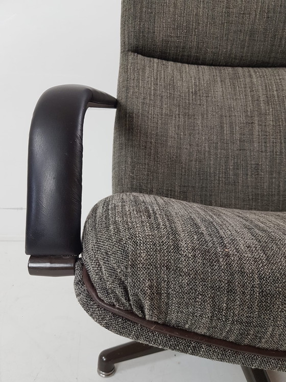 Image 1 of Artifort Drehsessel Grau Braun Melange F154