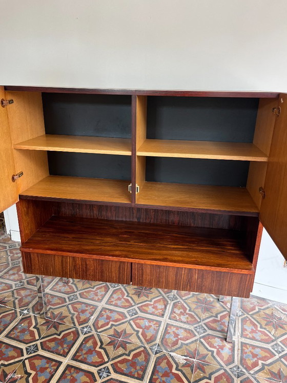 Image 1 of Palissander highboard, jaren '60