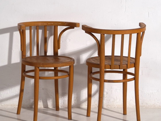 Antique armchairs Thonet (c.1920). Set of 2 pieces #9 (photo 2 of 18)