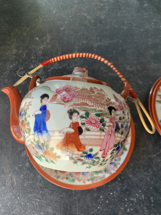 Théière – vintage Japans, Art de la table, Metal, Porcelain (photo 3 of 12)