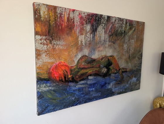 Woman on the ground – Paintings & Drawings, Canvas (photo 4 of 5)