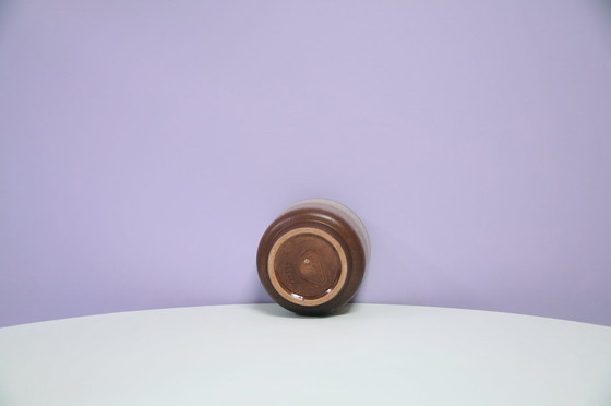 Image 1 of bruin & beige West Germany bloempot