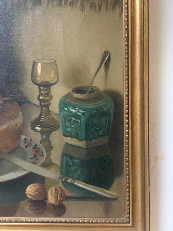 Image 1 of Subliem olieverfstilleven van Anthonie Althuijzen (1897-1963)