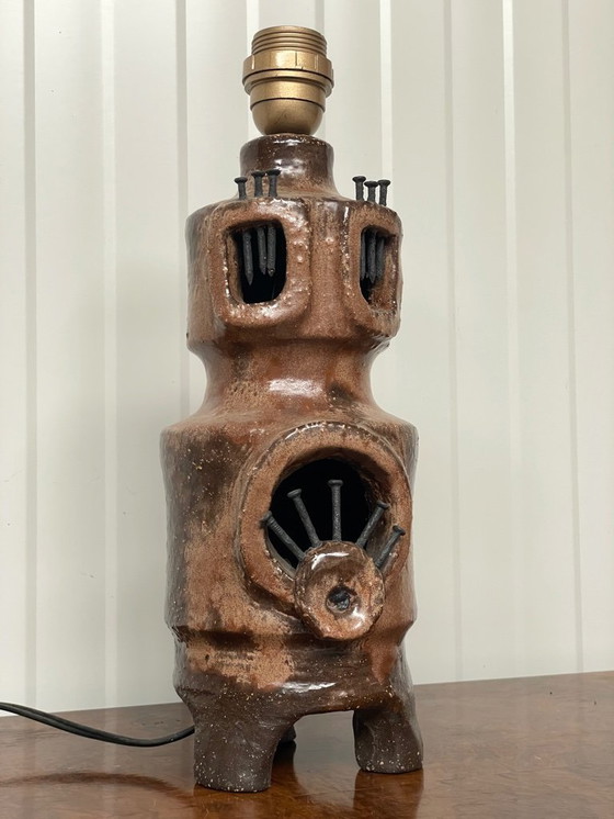 Image 1 of Vintage Brutalist Table Lamp