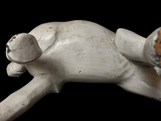Image 1 of Cavallo in legno intagliato – Arte popolare – Francia/Svizzera, circa 1880