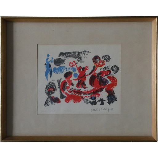 Cuadro vintage de Paul Holsby, 1967