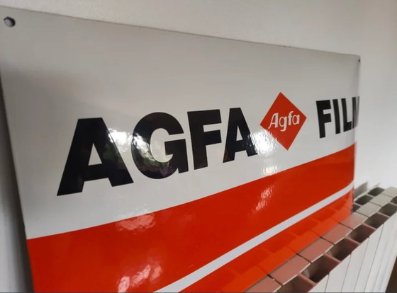 Image 1 of Vintage AGFA emaille bord