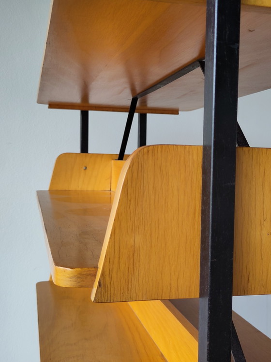 Image 1 of 1950s library cabinet room divider
