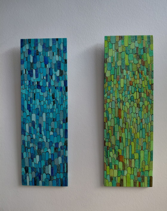 "BLUE DEL FIUME E BLUES DELLA FORESTA" – Gallery Suncorner, Arte, Wood (photo 3 of 7)