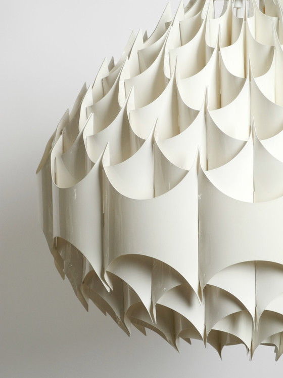 Image 1 of Rara lampada a sospensione XXL Rytmic di Havlova Milanda 1969 per Vest | Prodotta in Austria | Ø 68 cm