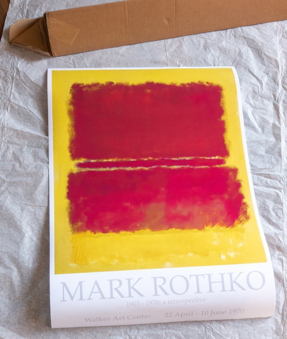 Rothko Mark - Cartel de la exposición del Walker Art Center n.º 15 - 1952 - 50 x 70 cm – Pósters, Paper (photo 4 of 8)