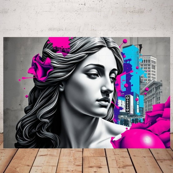 Image 1 of Photo printed on plexiglass / Limited edition / Street art / Original decoration / Pop art / Art deco