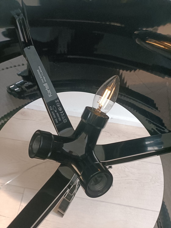 Image 1 of Kartell bourgie tafellamp glanzend zwart, Ferruccio Laviani.