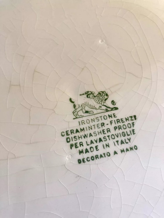 Image 1 of 5 platos de fondue compartimentados, fabricados en Italia