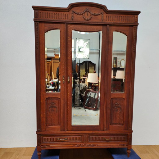 Vintage Antique wardrobe, demountable closet.
