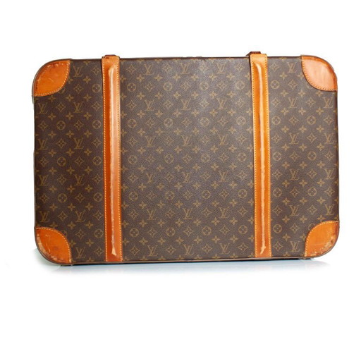 Louis Vuitton, malle en toile souple monogrammée