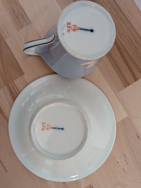 Antique KPM Berlin Commemorative Cup „Saarabstimmung 13.1.1935“, Scepter Mark, Decorative Objects, Porcelain (photo 5 of 5)