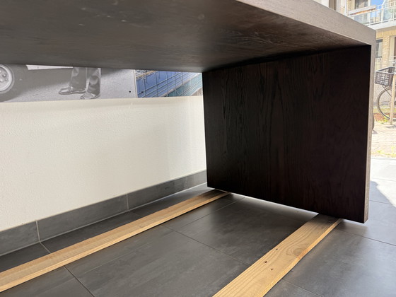 Image 1 of Bureau Hostede Raanhuis 210 x 90 x 78 cm donkerbruin hout