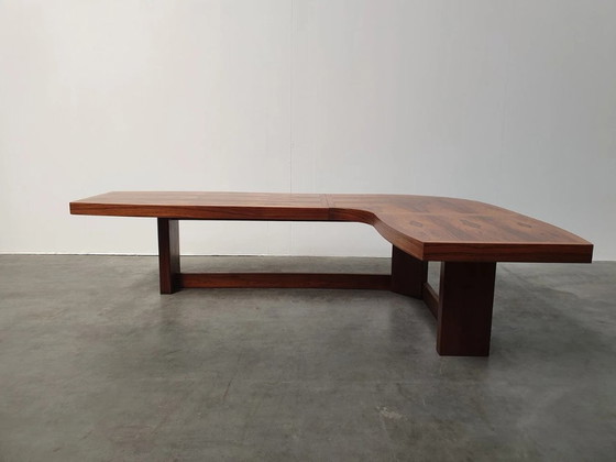 Image 1 of Vintage Rosewood Boomerang Coffee Table 70s Danish Design