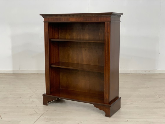 Image 1 of Cute vintage mahogany bookshelf shelf cabinet