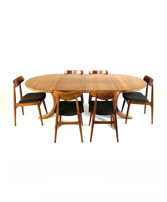 Image 1 of Vintage Danish extendable dining table, Arebbo Møbler '70