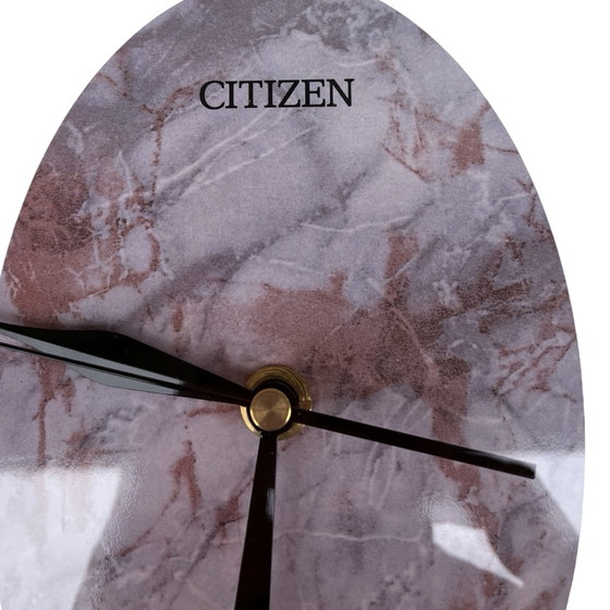 Image 1 of Nice Hollywood Regency Citizen Wall Clock, Made in Japan, 1980s