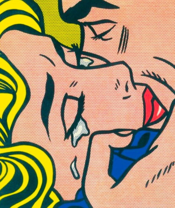 Image 1 of Roy Lichtenstein: "Kiss V".