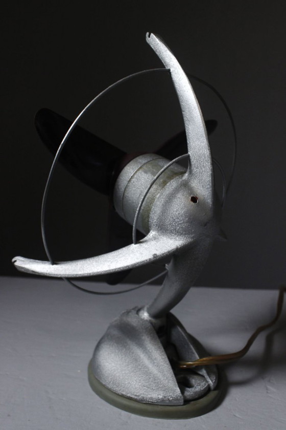 Ventilateur vintage Ercole Marelli design Streamline Italie 1950s – Objets déco, Plastic (photo 9 of 14)