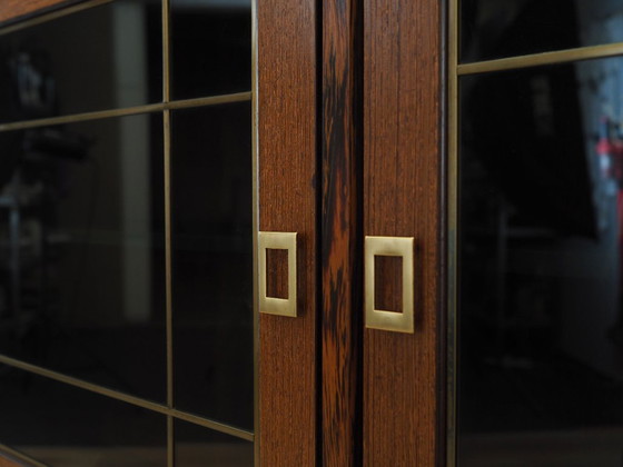Vetrina danese in rovere con illuminazione e ripiani regolabili, anni '60 – Vetrine, Legno (photo 13 of 18)