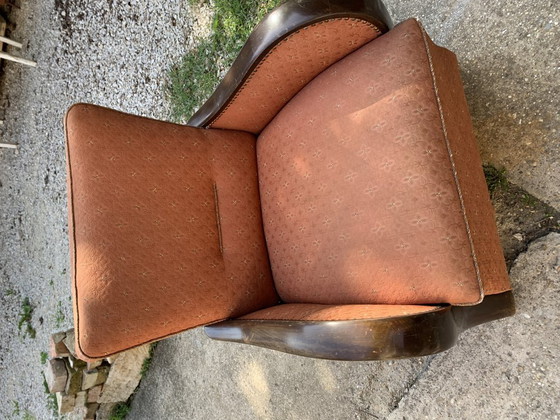Set of Hungarian Art Deco Armchair, 1930s (photo 4 of 6)