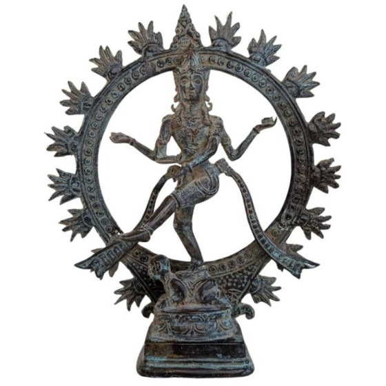 Bronzen Shiva Nataraja – Indonesië, 19e eeuw – Beeldhouwkunst (photo 12 of 12)
