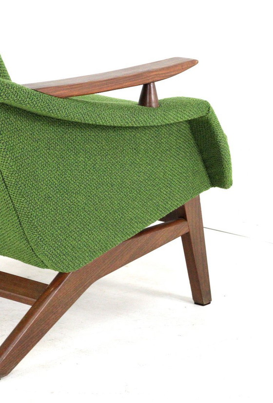 Image 1 of Vintage fauteuil stoel 'Breda' nieuw gestoffeerd