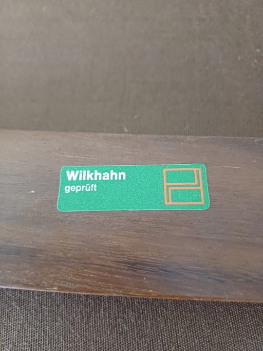 2x Wilkhahn Vintage Teak chaise à accoudoirs Mid Century chaise des années 60