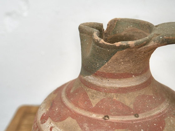 Antike Keramikvase im Wabi-Sabi-Stil (ca. 1900), Vasen, Braun, Rustic (Foto 11 von 11)