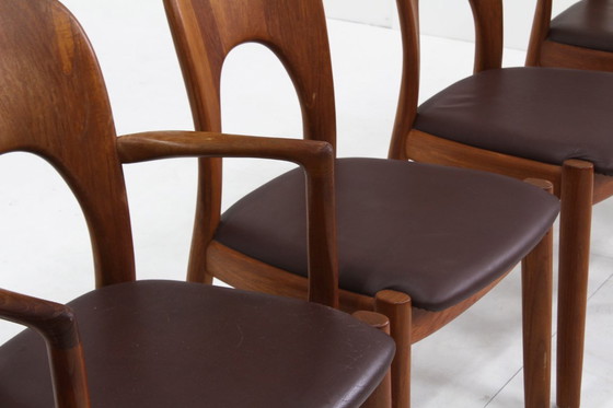 Image 1 of Vintage Danish Dining Chairs by Niels Koefoed for Koefoeds Hornslet, Set of 6