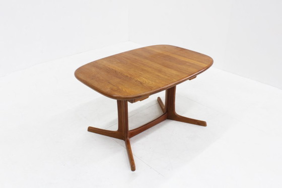 Tavolo da pranzo ovale allungabile vintage danese Dyrlund Teak Massiccio – Tavoli da pranzo, Wood (photo 5 of 9)