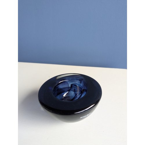 Bol en verre Kosta Boda avec tourbillon - bleu foncé – Glass (photo 4 of 6)