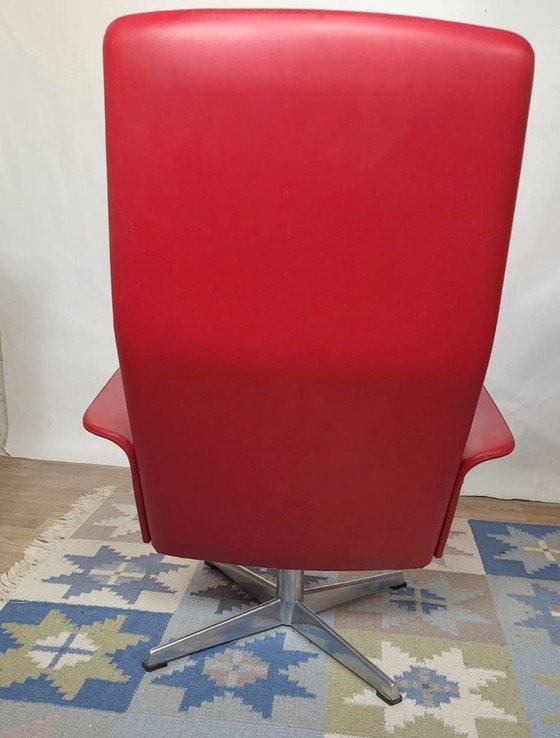 Image 1 of Vintage Scandinavische draaifauteuil gestempeld Bodafors-Verken, Zweden, jaren 70