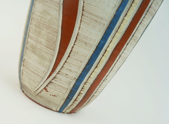 Image 1 of Wunderschöne westdeutsche Vase aus der Mitte des 20. Jahrhunderts, Sawa-Keramik, Sgraffito-Dekor, Modell 300/30 (1950er Jahre)