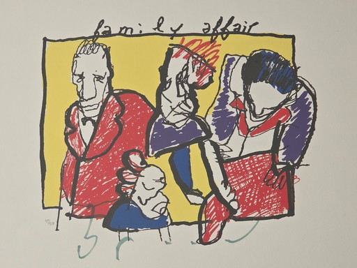 Herman Brood - Family Affair - 42/350 - Hand signed