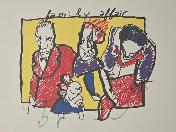 Image 1 of Herman Brood - Family Affair - 42/350 - Hand signed