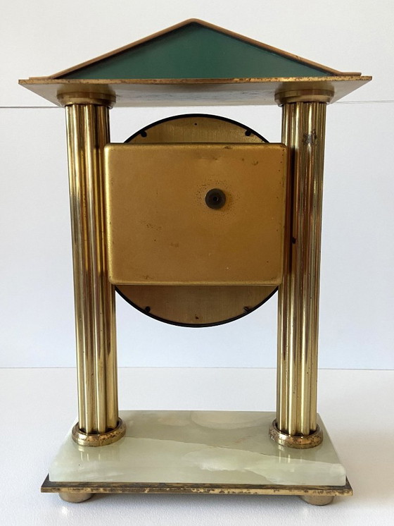 Image 1 of Orologio da portico vintage a forma di stella, realizzato in Francia, arte greca