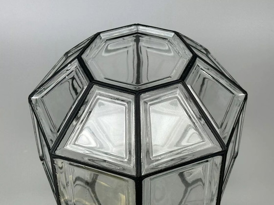 Image 1 of Lampada da soffitto anni &#39;60 e &#39;70 Limburgo Germania vetro Space Age Design