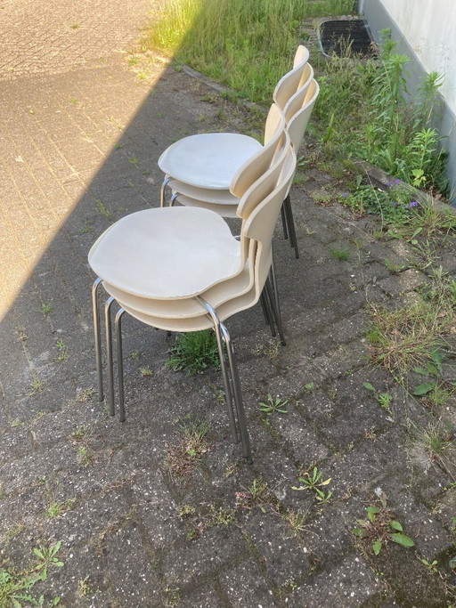 6x Arne Jacobsen Mosquito/Mosquito chairs - Fritz Hansen