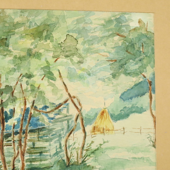 Image 1 of Aquarelle José Wolff Peinture 1924