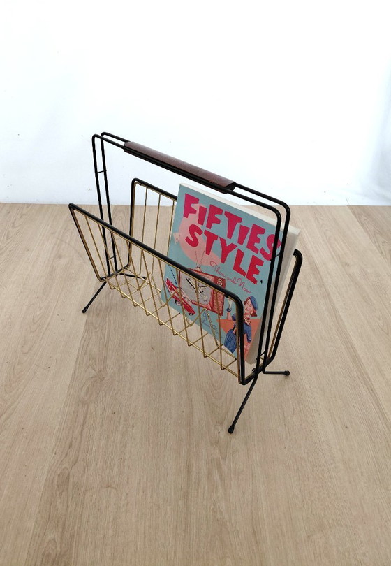Image 1 of Sixties magazine rack